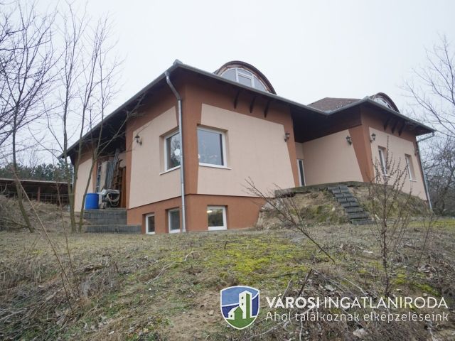 Erdei környezetben új építésű családi ház nagy telken