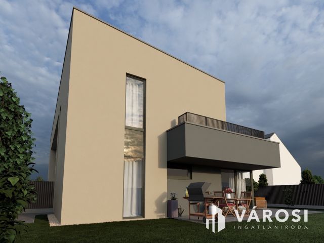 Eladó modern 4 szobás ikerfél nagy teraszokkal