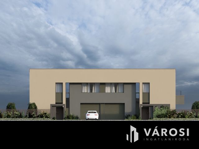 Eladó modern 4 szobás ikerfél nagy teraszokkal