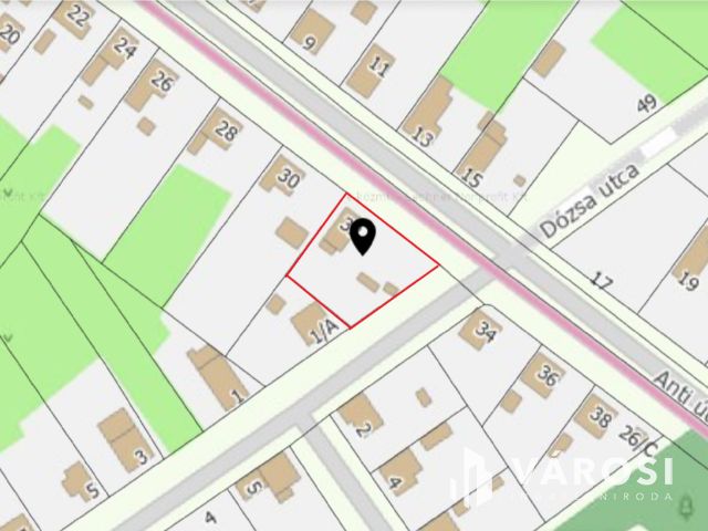 Sarkad kedvelt városrészén eladó  építési telek