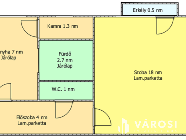 Vásártéren felújított, 1 szobás lakás eladó!