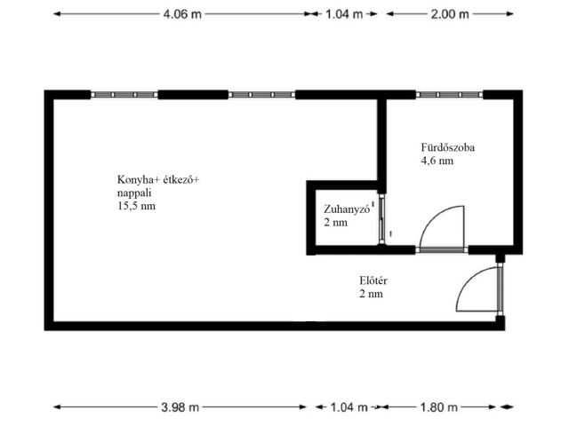 Belvárosi kiadó garzon lakás!
